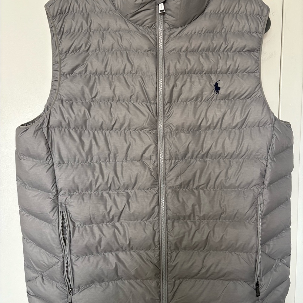 Polo Ralph Lauren Grey Puffer Vest